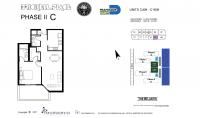 Unit C1009 floor plan